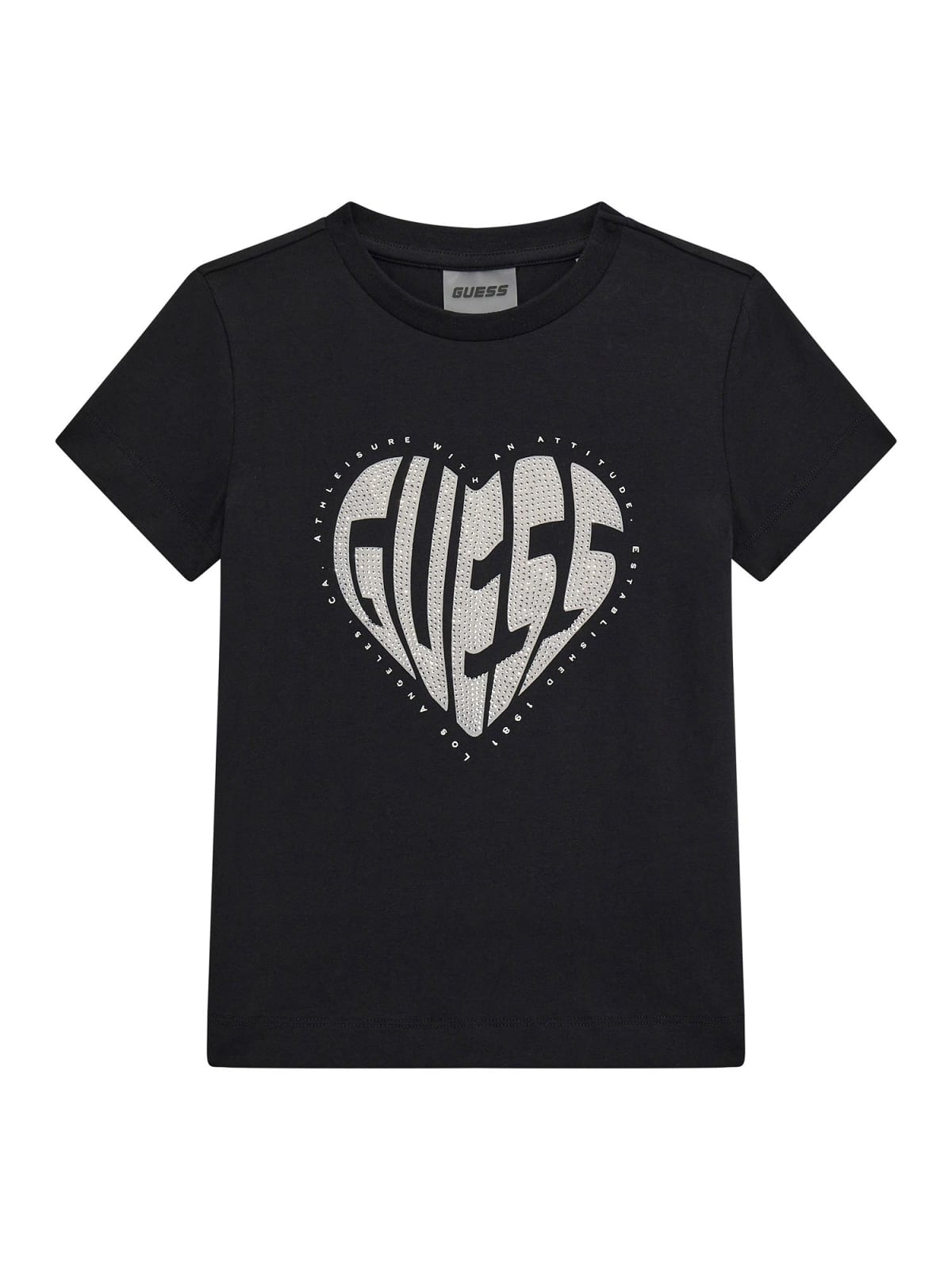 Тениска за момиче в черно Guess