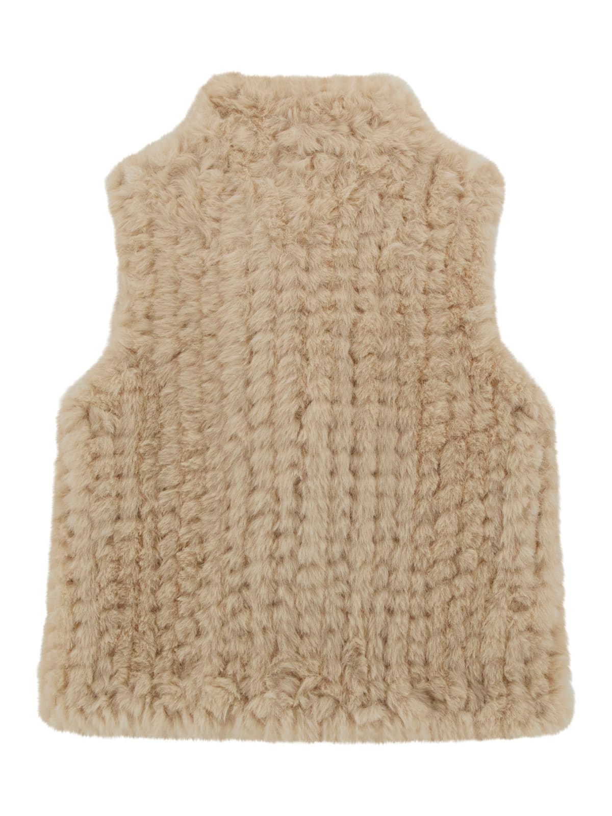 Fluffy vest for girl Guess