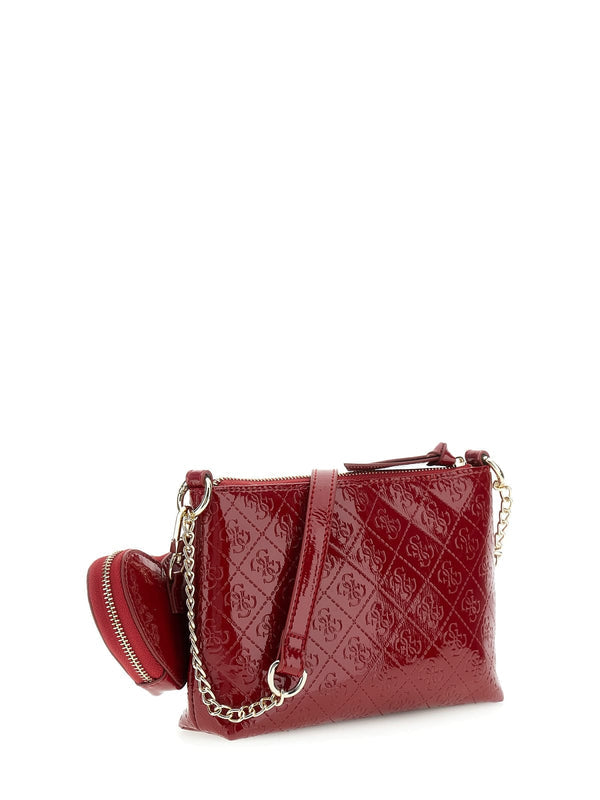 Мини чанта през рамо за момиче Guess в бордо
