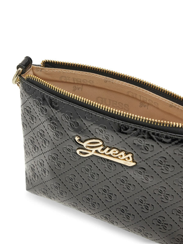 Мини чанта през рамо за момиче Guess в черно