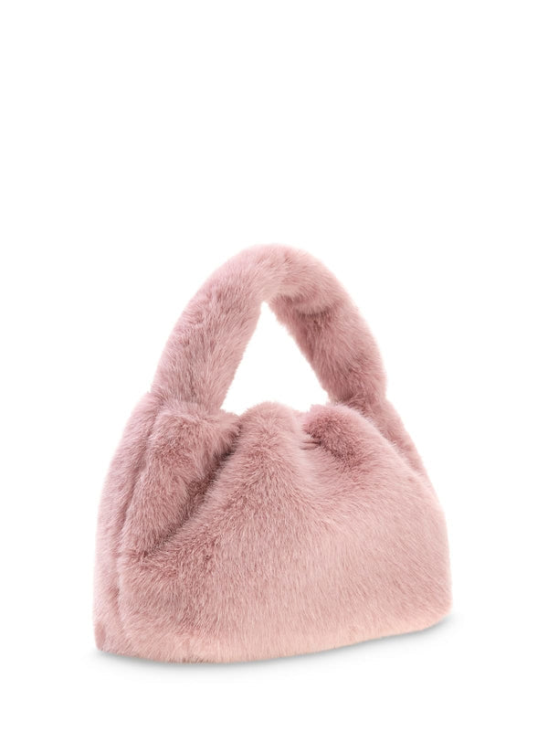 Чанта от изкуствен косъм за момиче Guess в лилаво