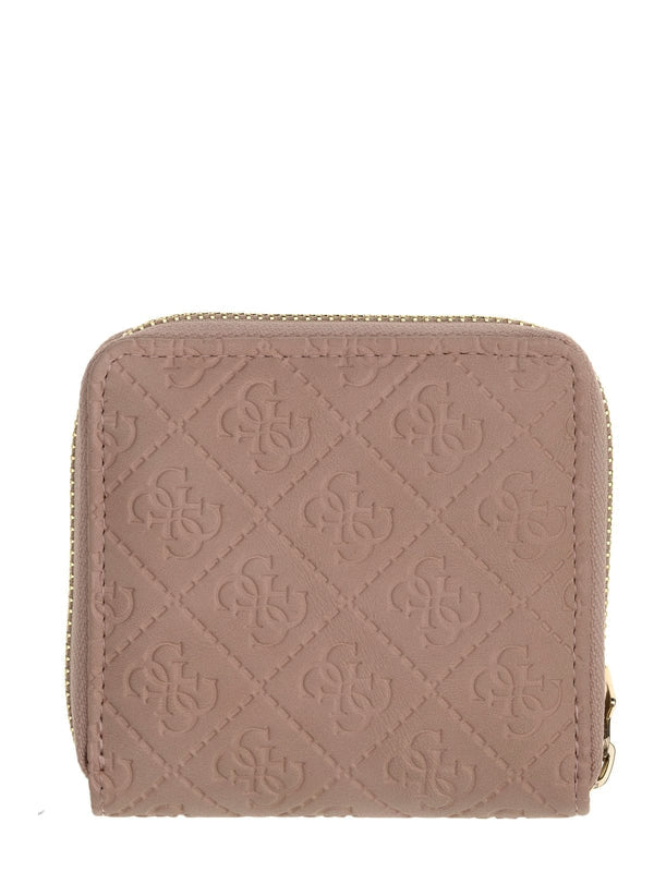 Мини портфейл за момиче Guess в розово
