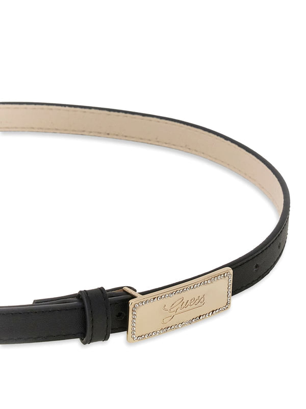 Колан от еко кожа за момиче Guess в черно