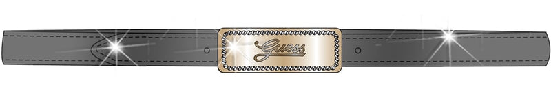 Колан от еко кожа за момиче Guess в черно