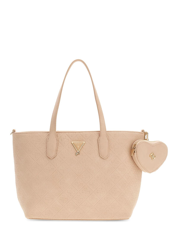 Голяма пазарска чанта за момиче Guess в розово