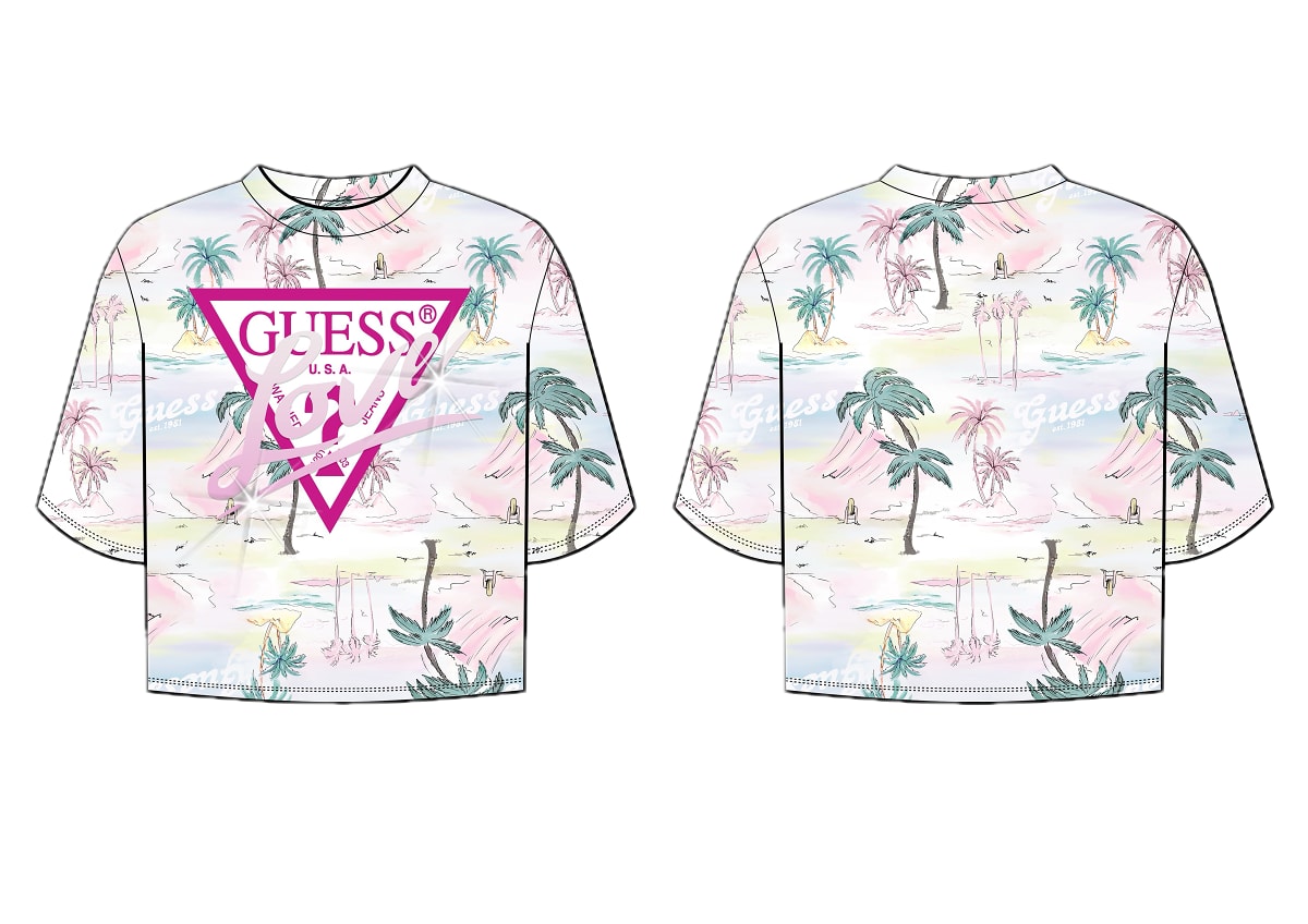 Тениска за момиче Guess