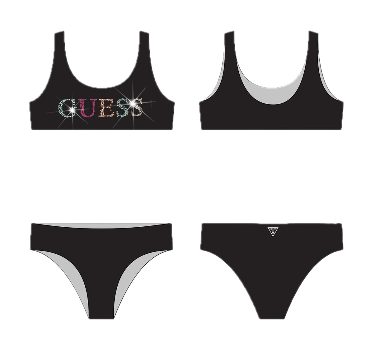 Бански от две части за момиче Guess