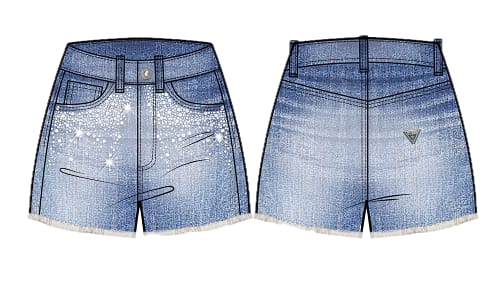Късите панталони за момиче Guess