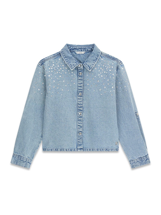 Детска дънкова риза GUESS
