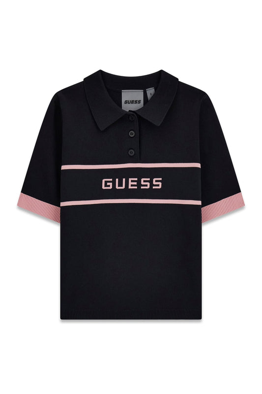 Пуловер с къс ръкав за момиче Guess