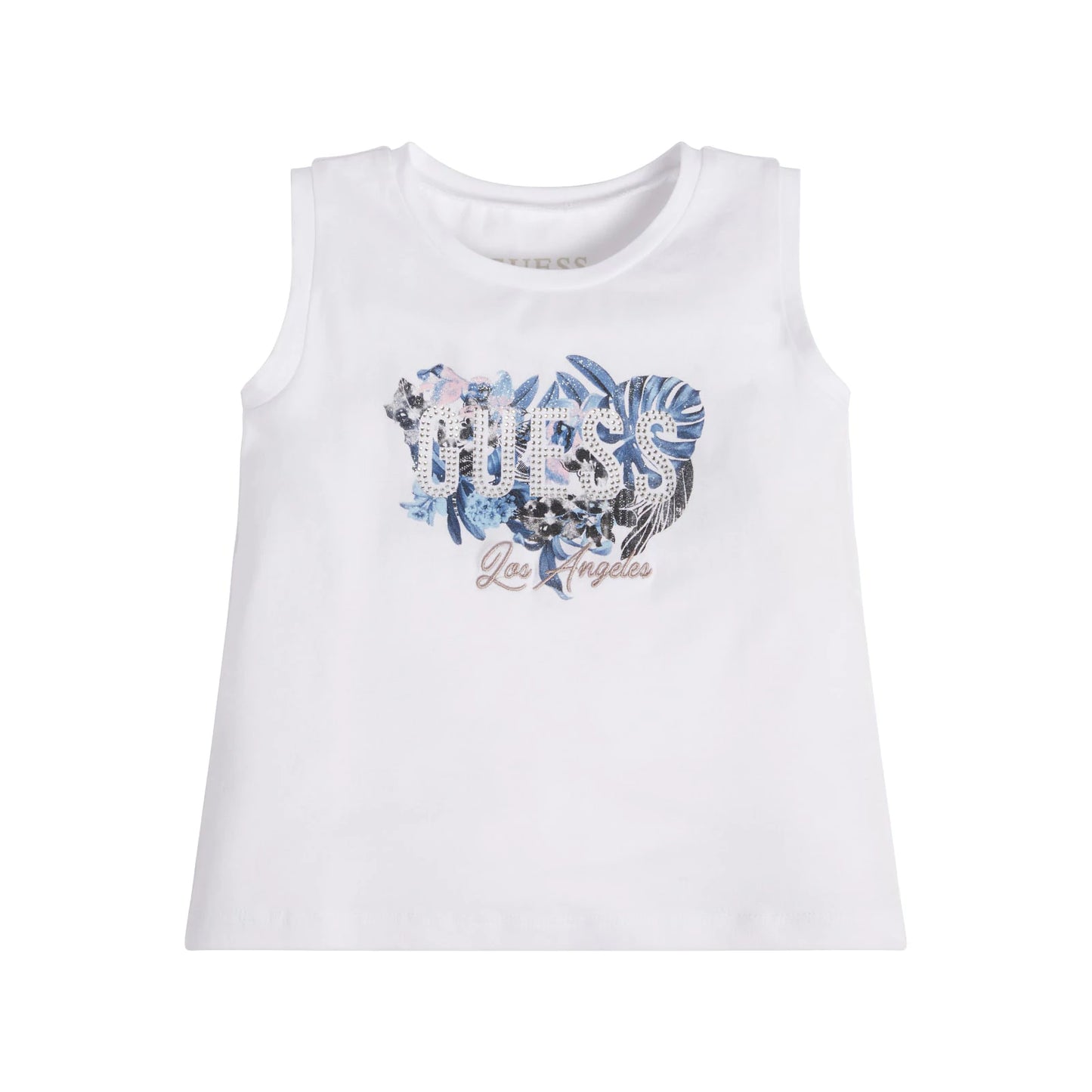 White tank top for girls GUESS