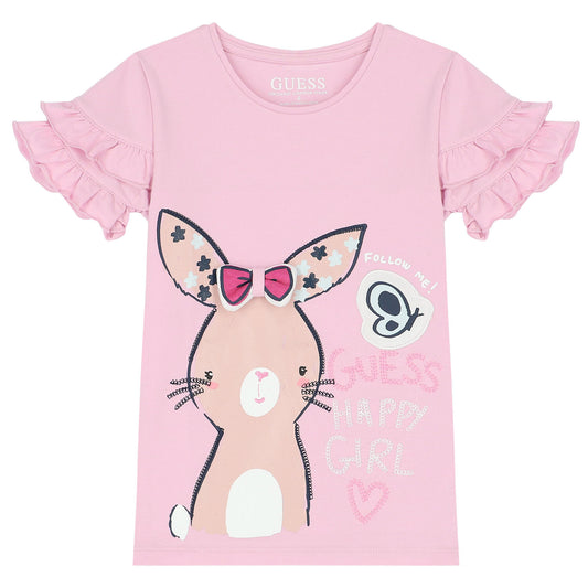 Тениска в розово Guess