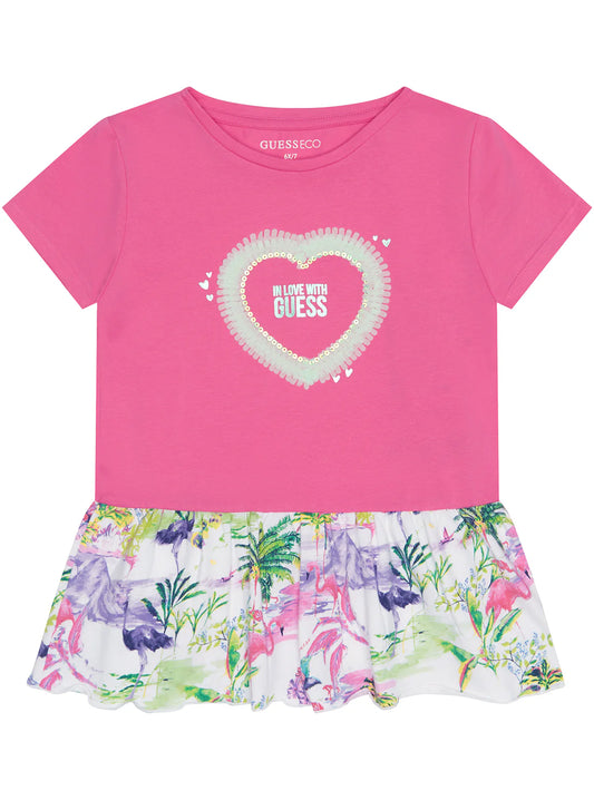 Тениска в розово Guess