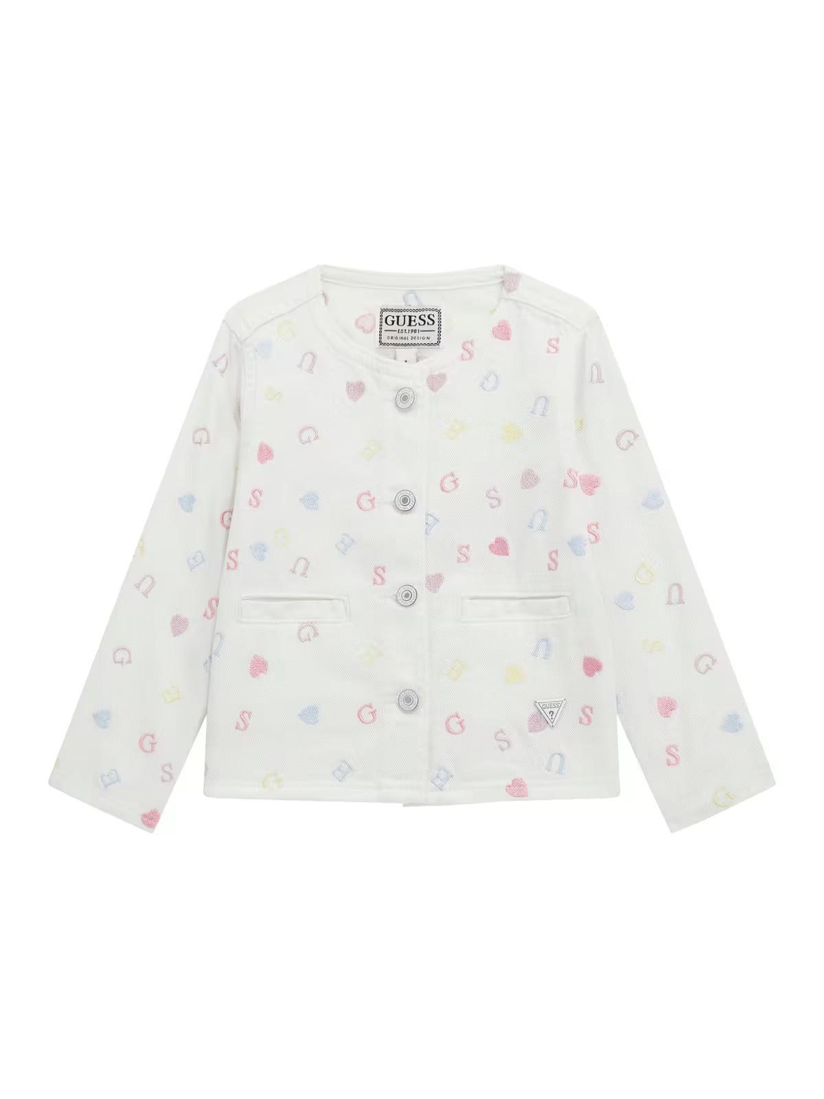 Children's denim jacket for girls Guess