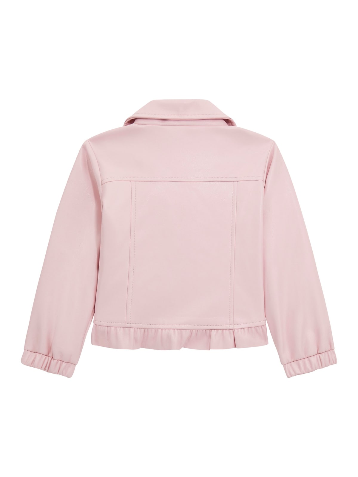 Кожено яке за момиче в розово Guess