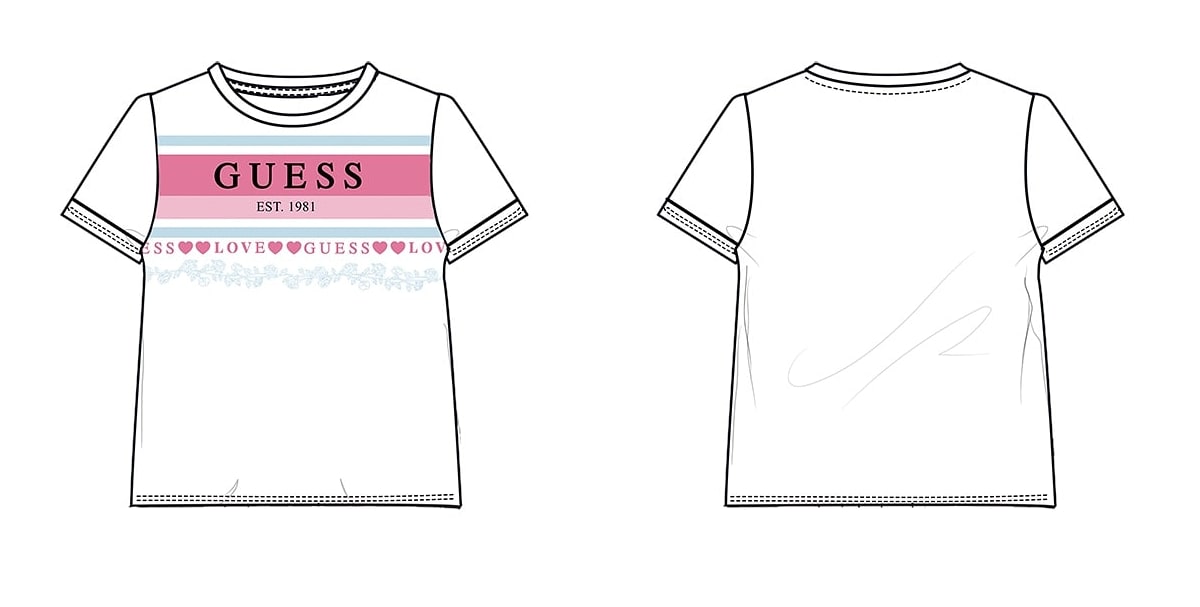 Тениска за момиче Guess