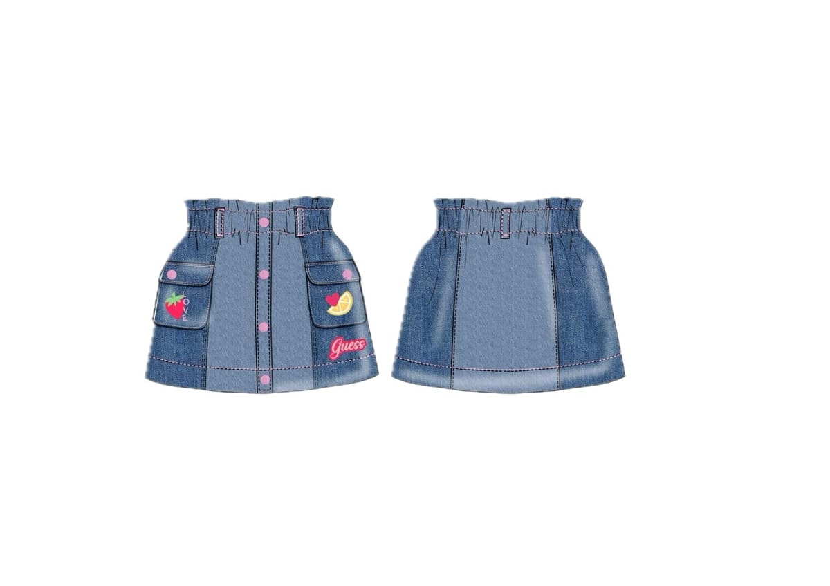 Дънкова пола за момиче Guess