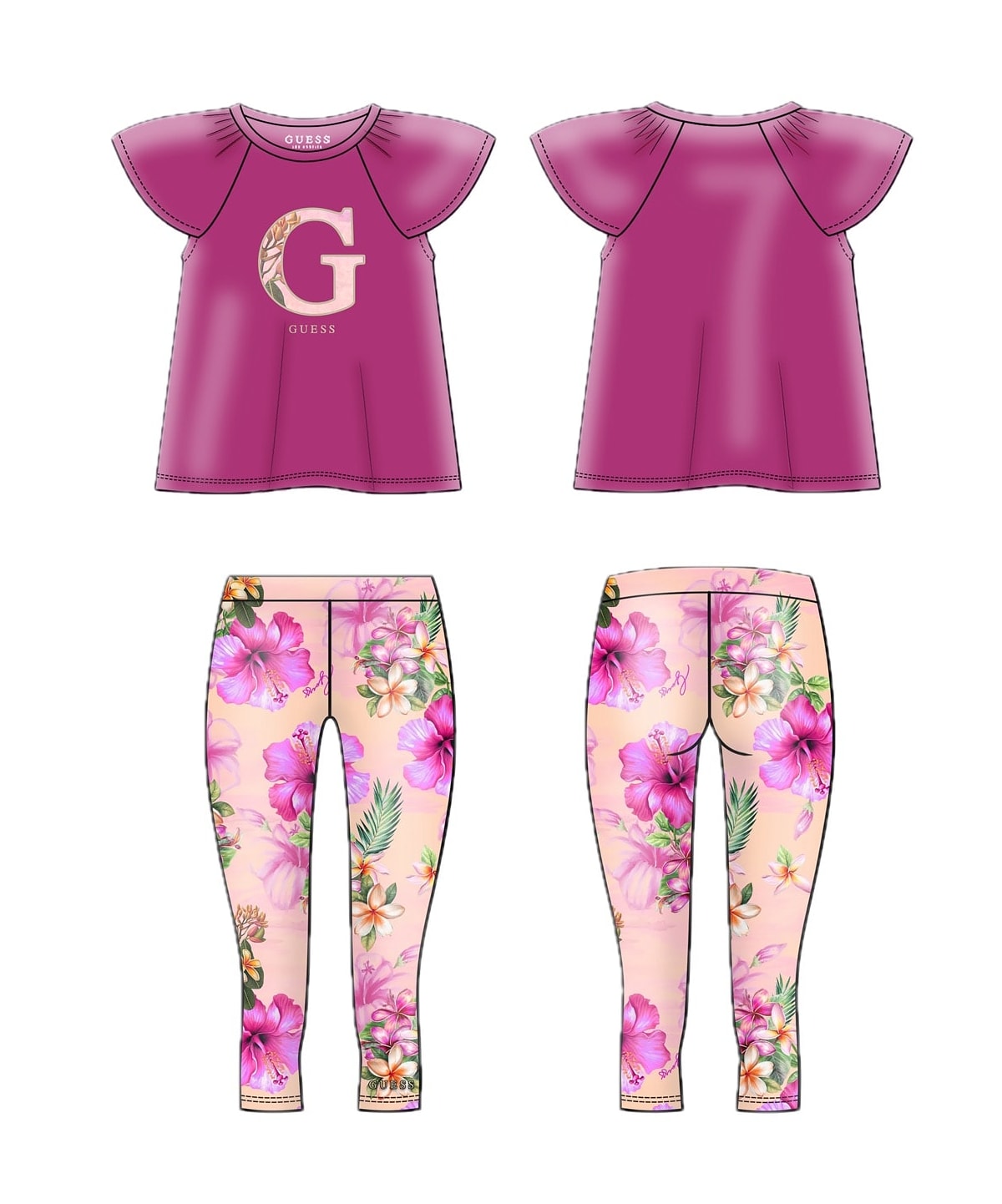 Комплект от две части за момиче Guess