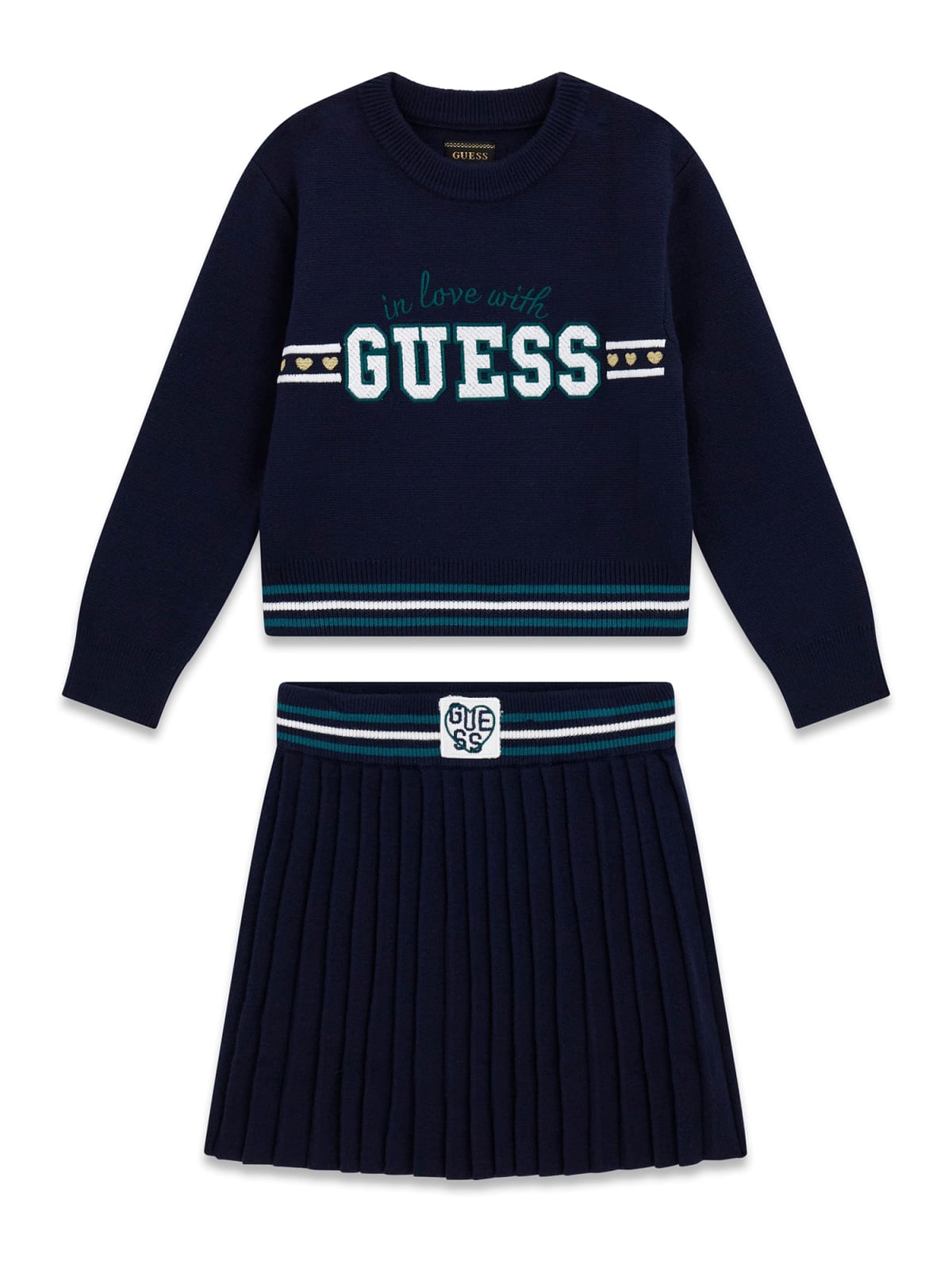 Плетен комплект за момиче Guess
