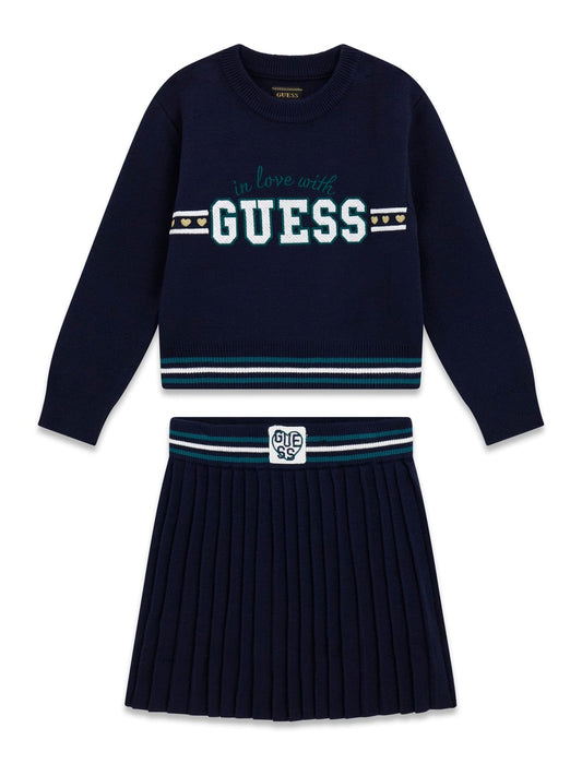 Плетен комплект за момиче Guess