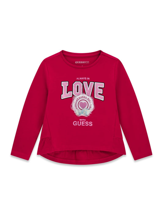 Блуза с дълъг ръкав за момиче Guess