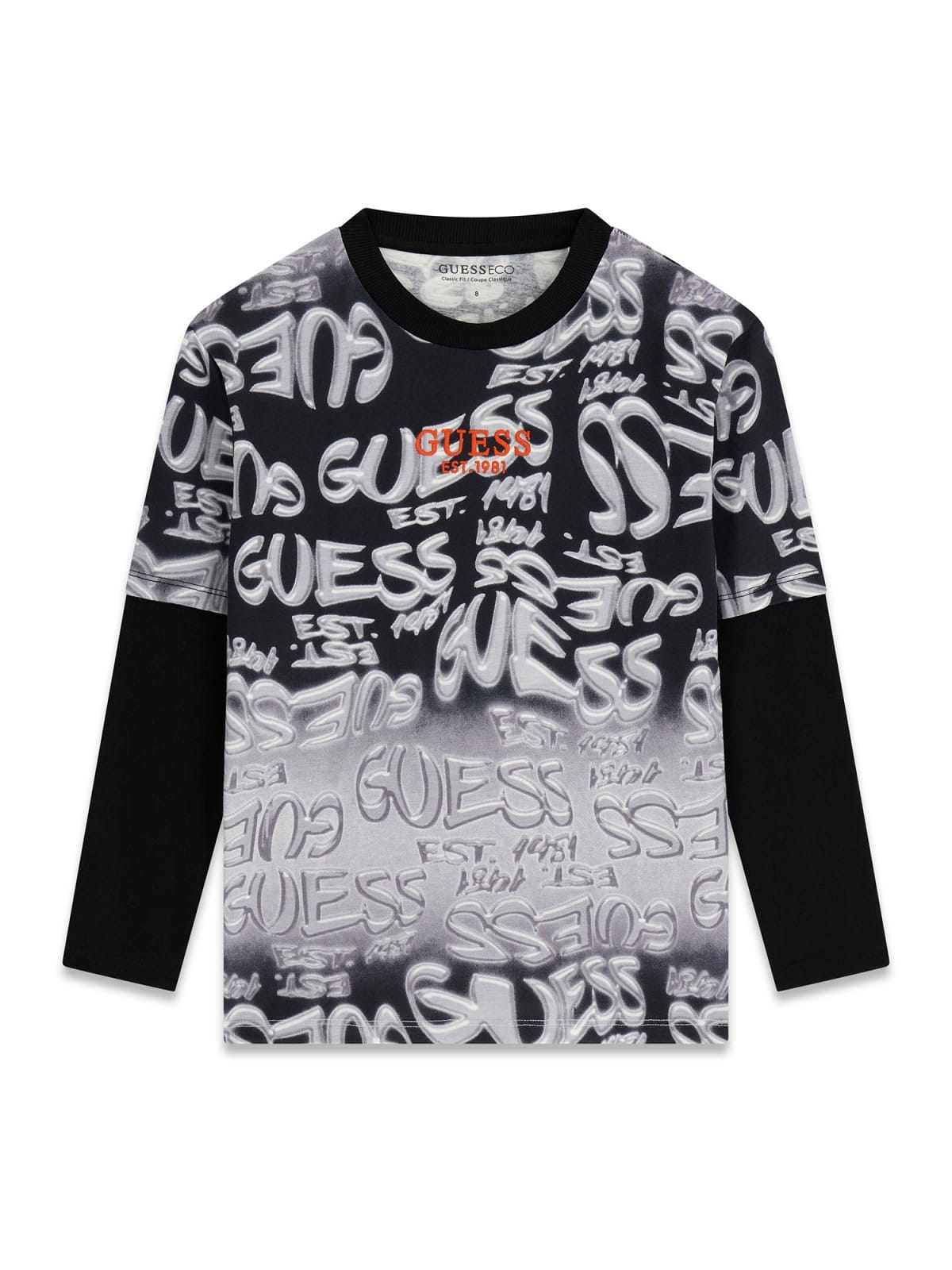 Блуза с дълъг ръкав за момче Guess