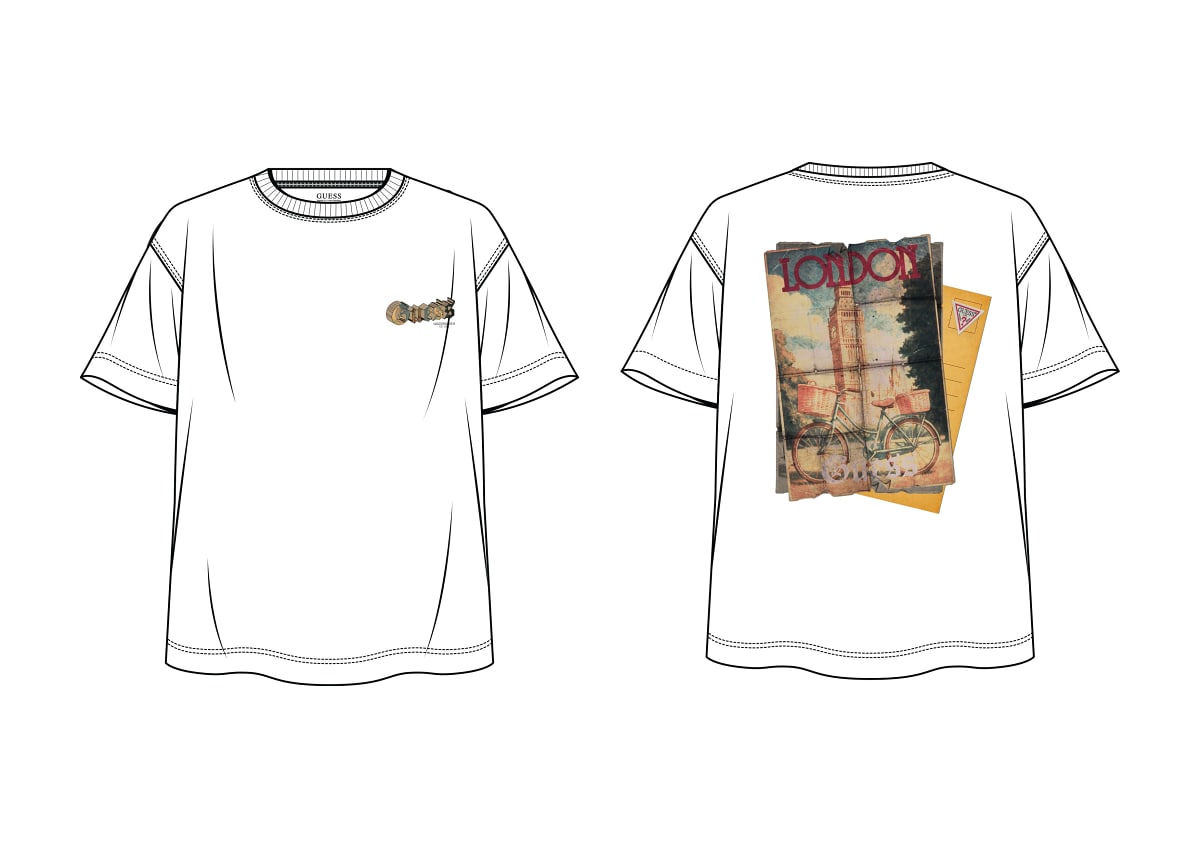 Тениска за момче Guess