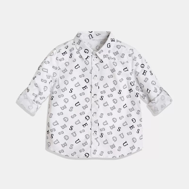 Guess white shirt for boys