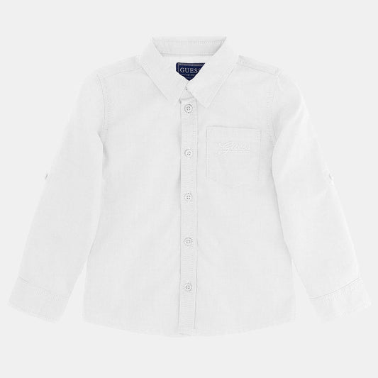 Риза за момче в бяло Guess