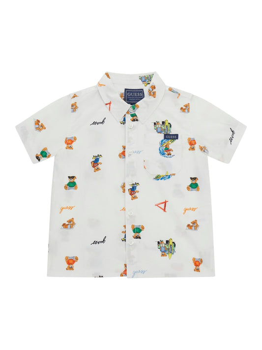 Guess white shirt for boys