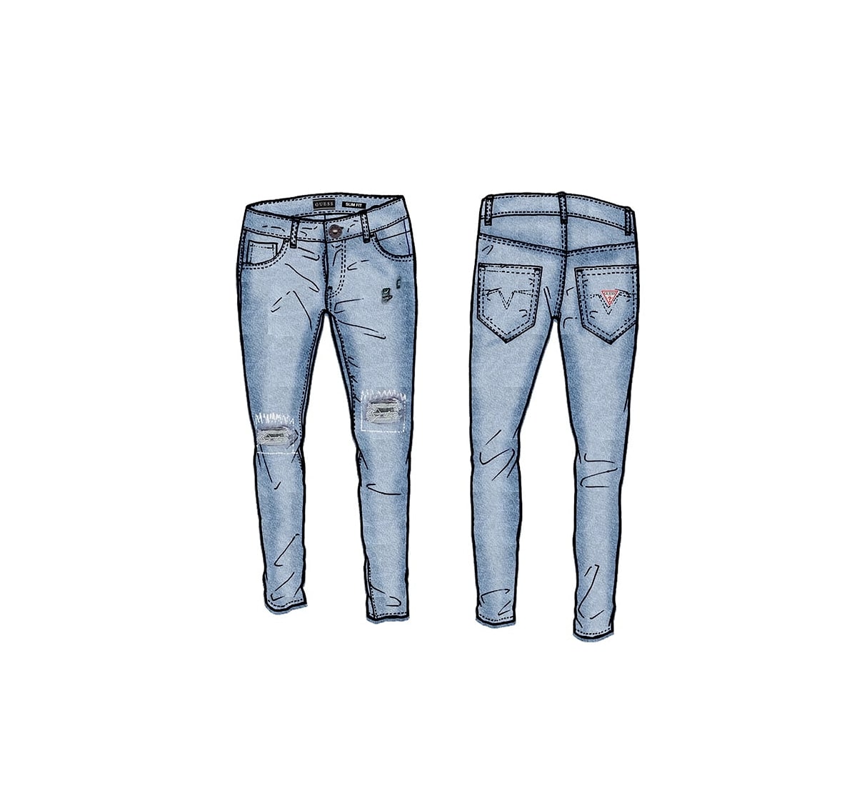 Дънки за момче Guess