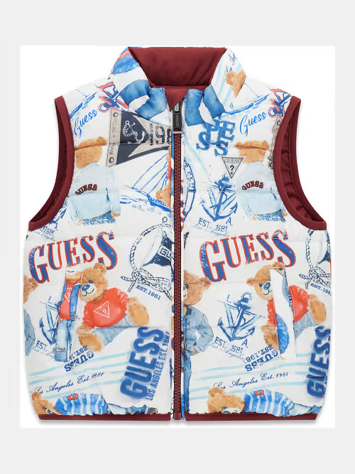 Двулицево елече за момче Guess