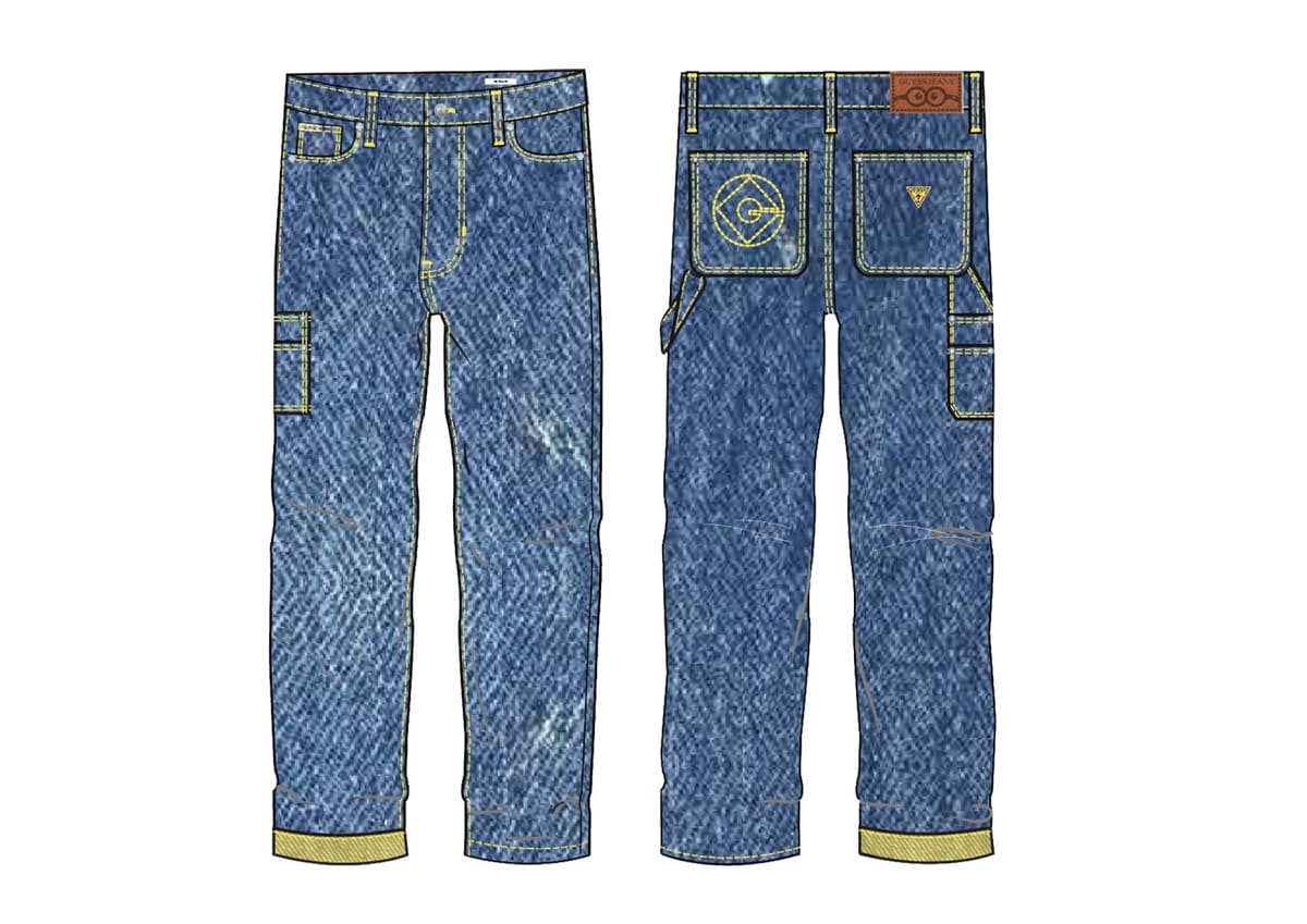 Дънки Minions за момче Guess