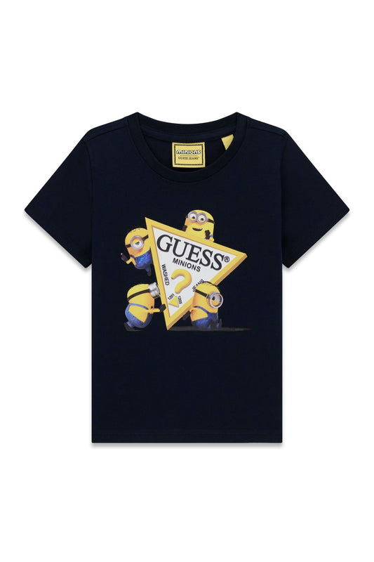 Тениска Minions за момче Guess