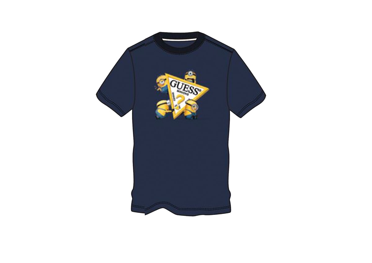 Тениска Minions за момче Guess