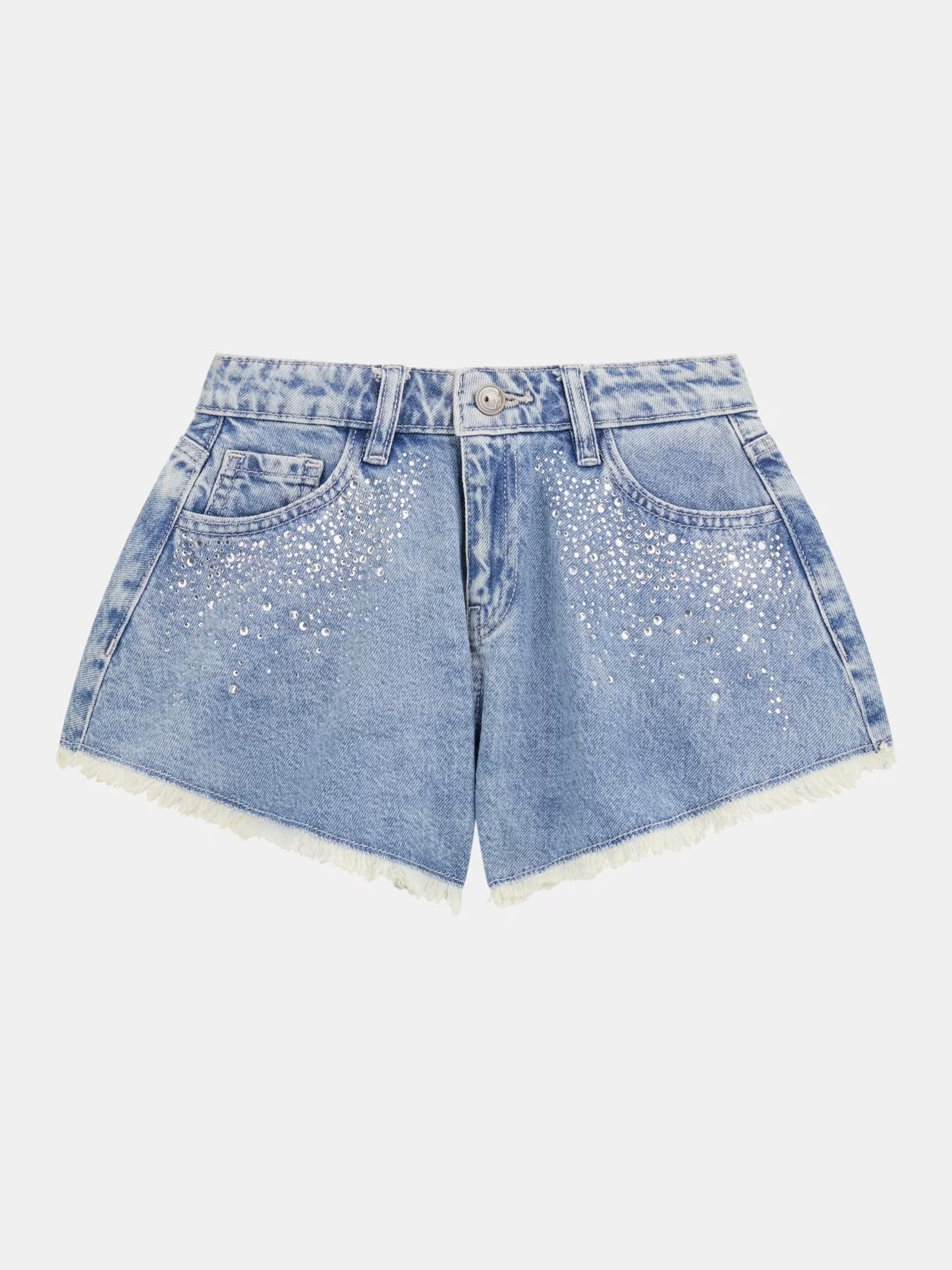 Short denim pants for girls GUESS