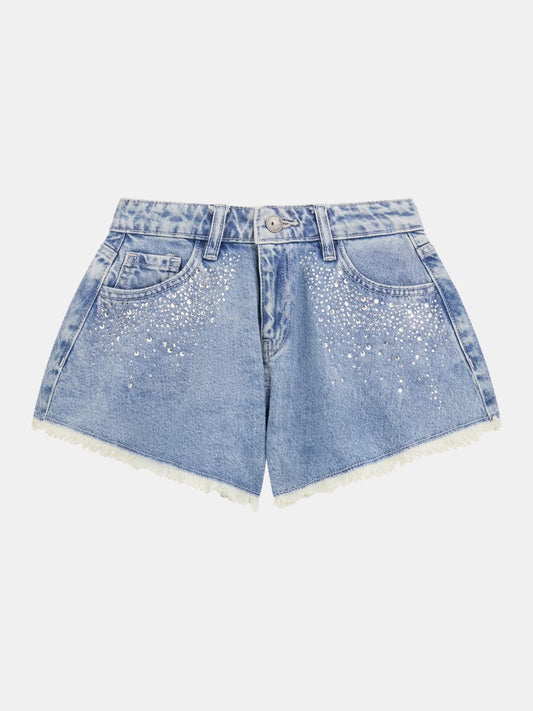 Short denim pants for girls GUESS