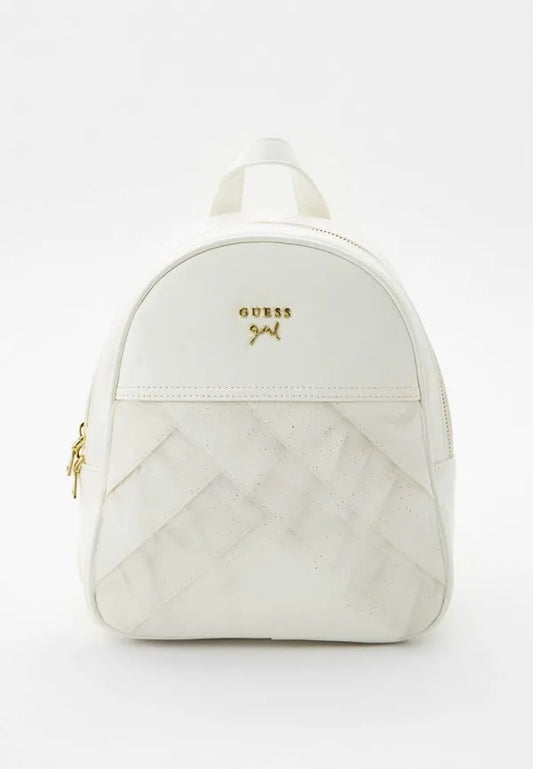 Girl's backpack in white Guess
