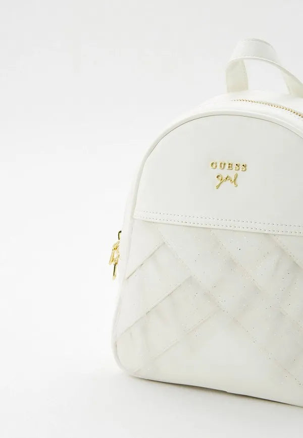 Раница за момиче в бяло Guess