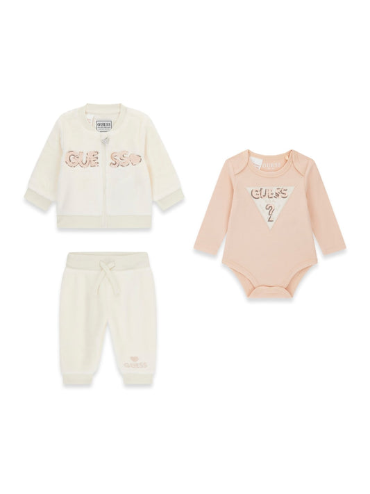 Комплект в три части за бебе GUESS