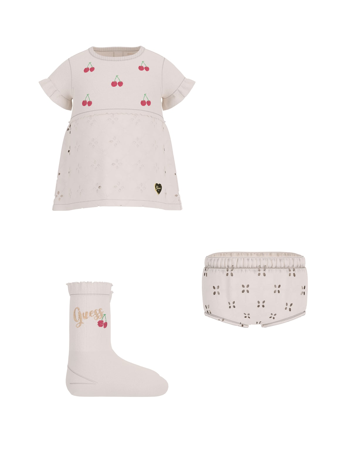 Guess baby dress with Guess panties and socks