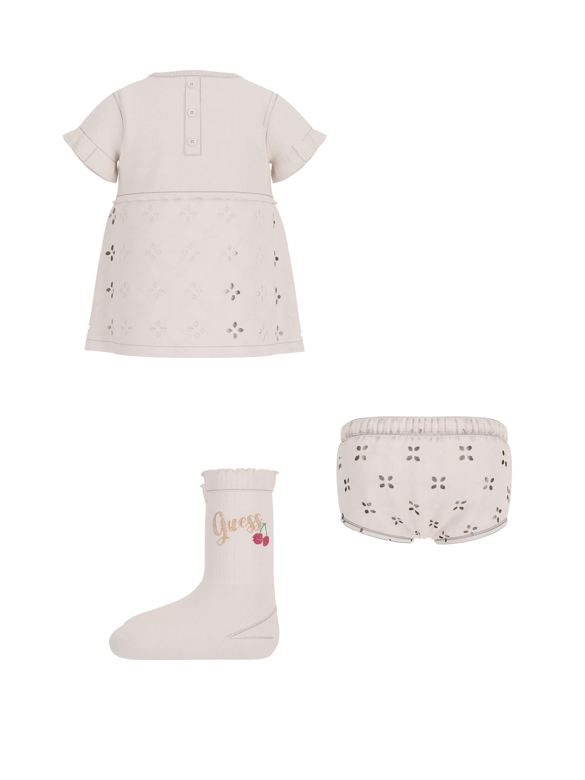 Guess baby dress with Guess panties and socks