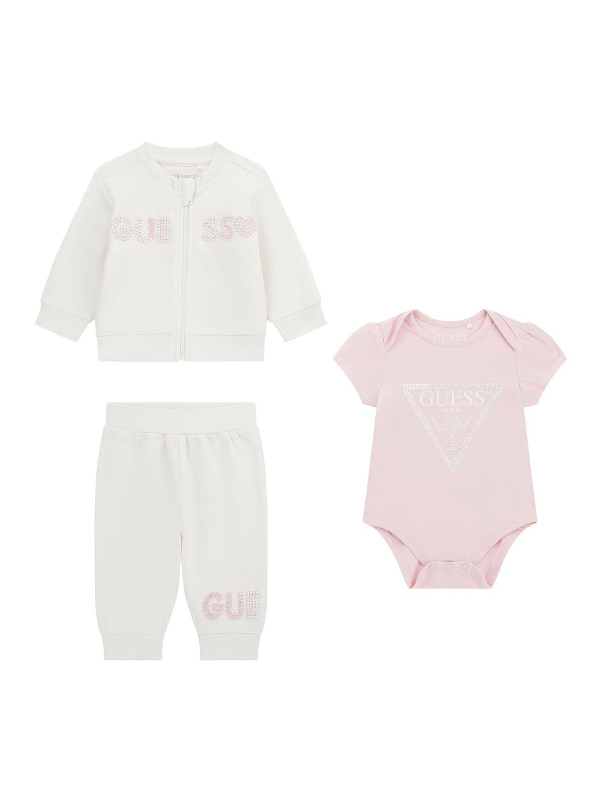 Guess pink girl's set
