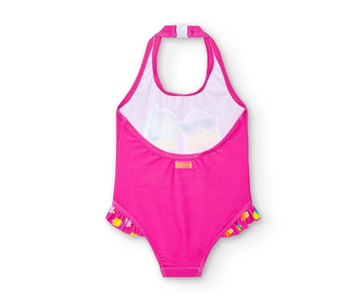 Boboli girl's one-piece swimsuit