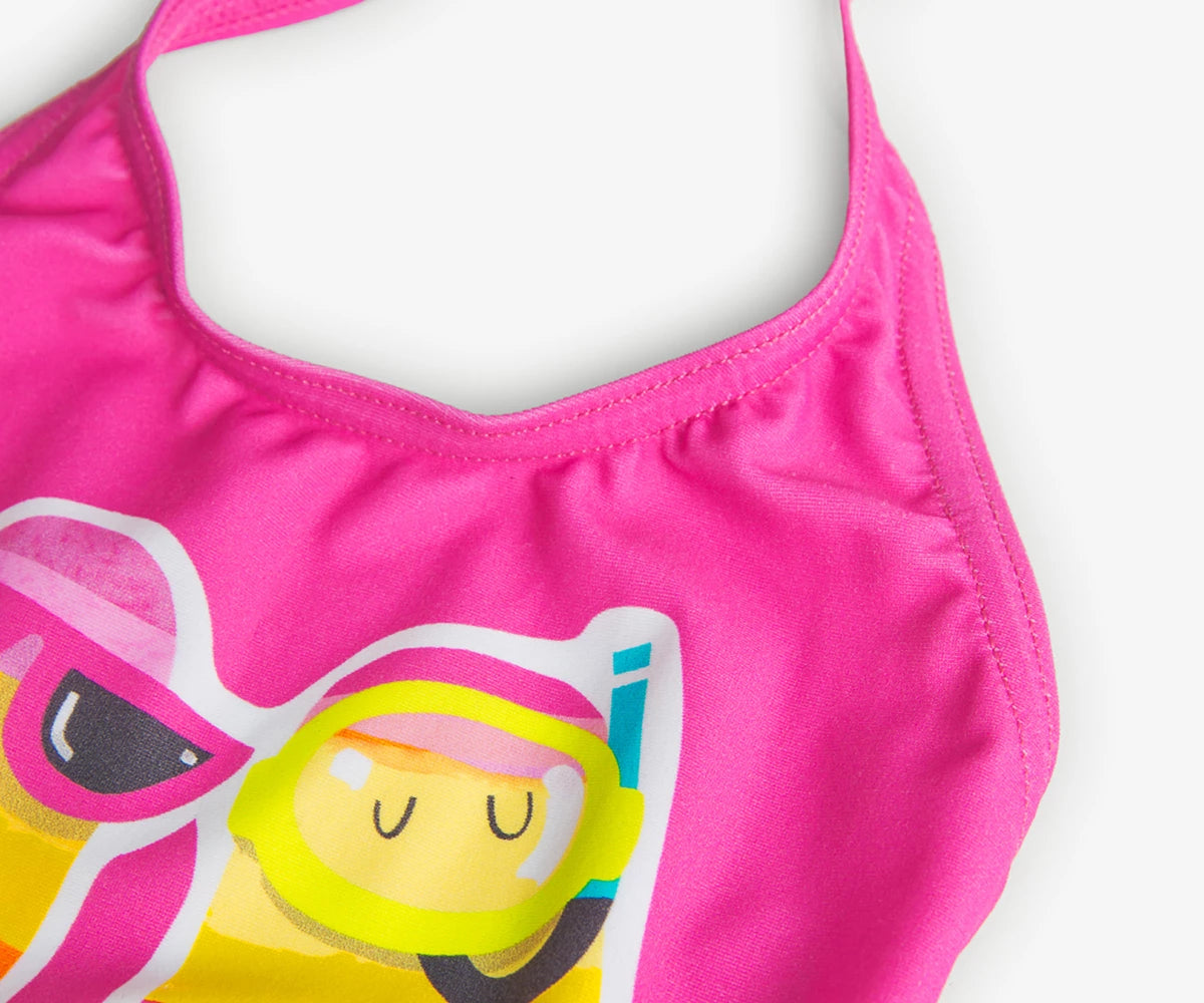 Boboli girl's one-piece swimsuit