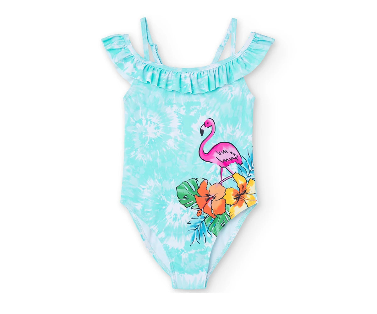 Boboli girl's one-piece swimsuit