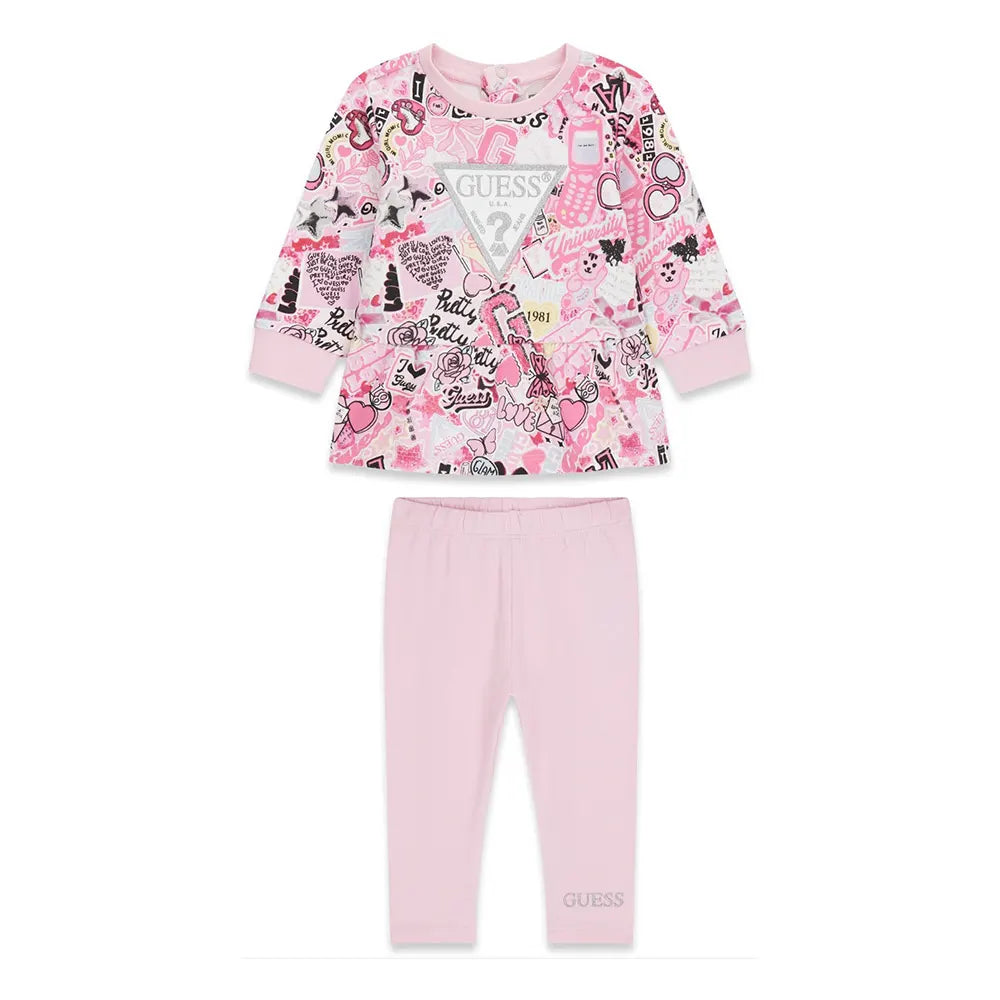 Tunic and leggings set for girls Guess