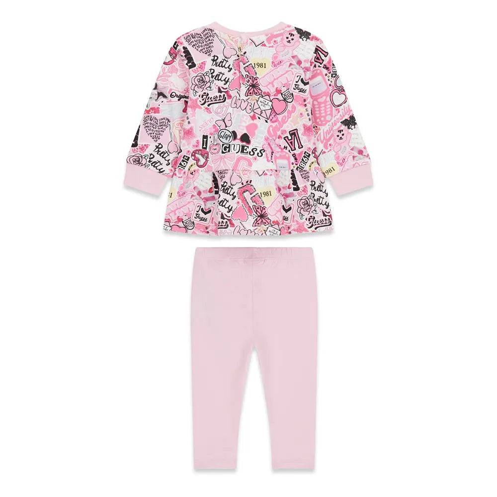 Tunic and leggings set for girls Guess