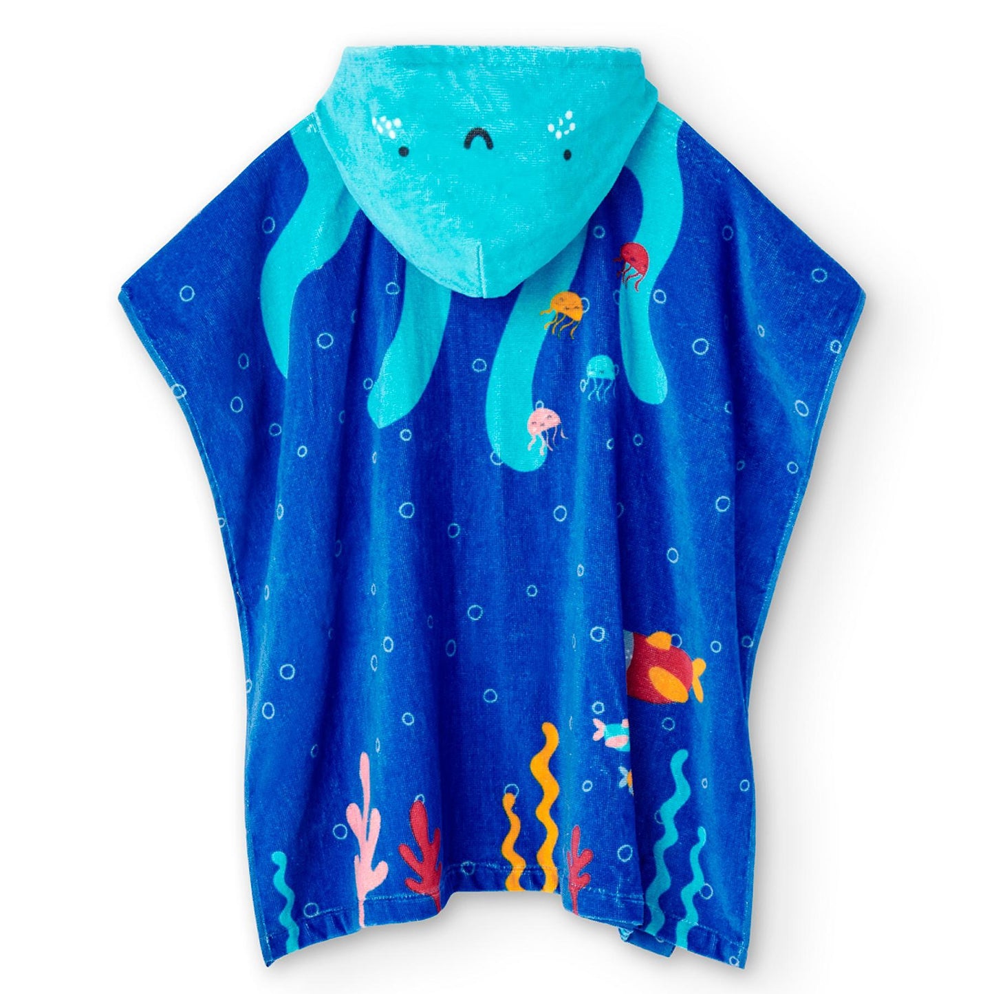 Beach poncho - towel in blue Boboli