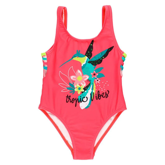 Boboli girl's one-piece swimsuit